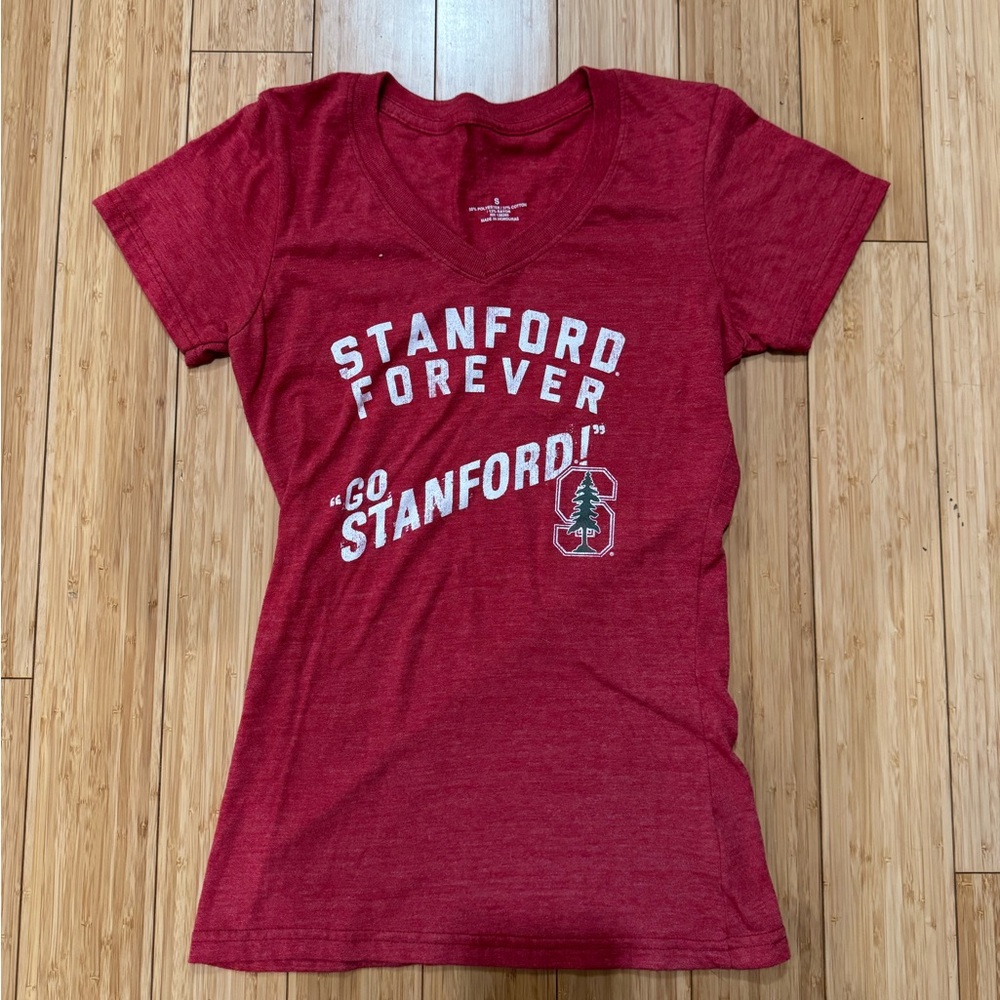 Stanford Forever Red T-Shirt Size Small